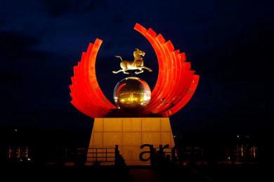 中國原(yuan)子城景(jing)觀(guan)亮(liang)化(hua)工程